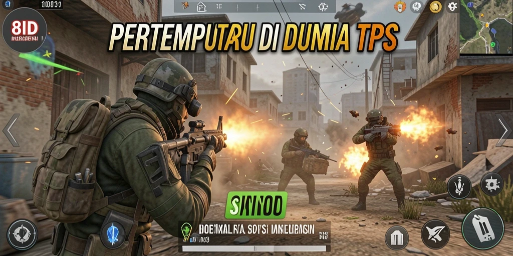 Gameplay seru di 8ID dengan aksi TPS yang mendebarkan.