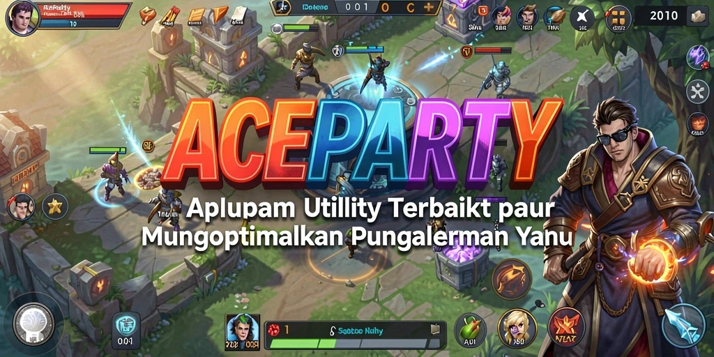 Tampilan antarmuka ACEPARTY yang user-friendly dan interaktif.