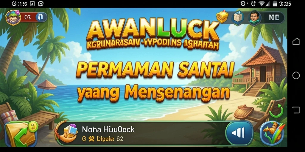 Tampilan menarik dari gameplay AWANLUCK yang seru dan menyenangkan.
