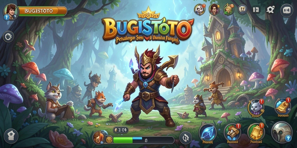 Tangkapan layar gameplay <strong>BUGISTOTO</strong> menunjukkan aksi seru dalam pertempuran ARPG.