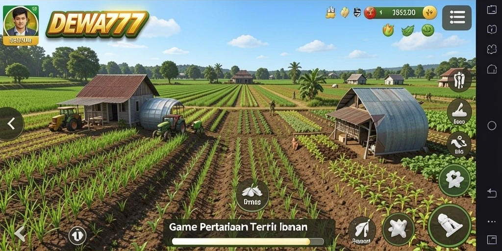 Gameplay DEWA777 yang seru dan mendebarkan saat bertani.