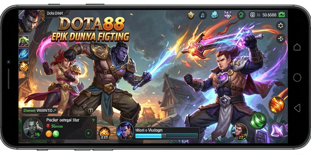 Tangkapan layar utama DOTA88 menunjukkan aksi pertarungan yang menegangkan.