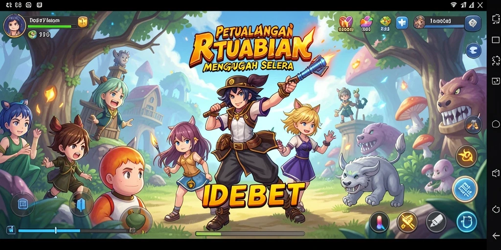 Tampilan gameplay Anime yang seru dan menakjubkan.