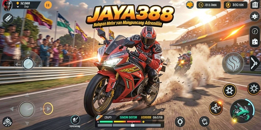 Gameplay seru balapan motor di JAYA388 dengan grafis tinggi.
