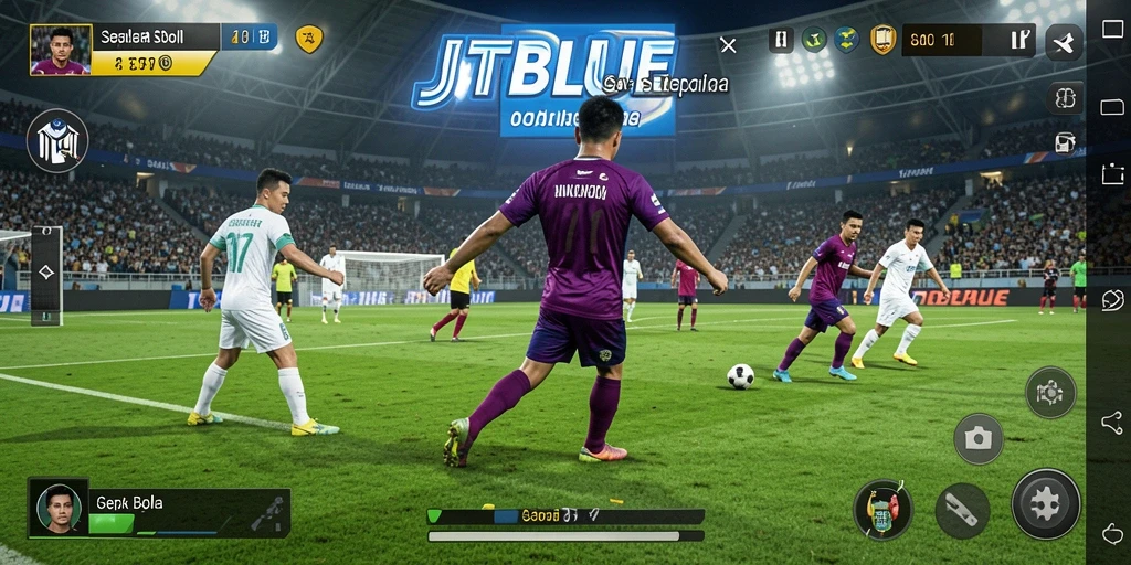 Tampilan gameplay yang seru dan menegangkan dalam JTBLUE.