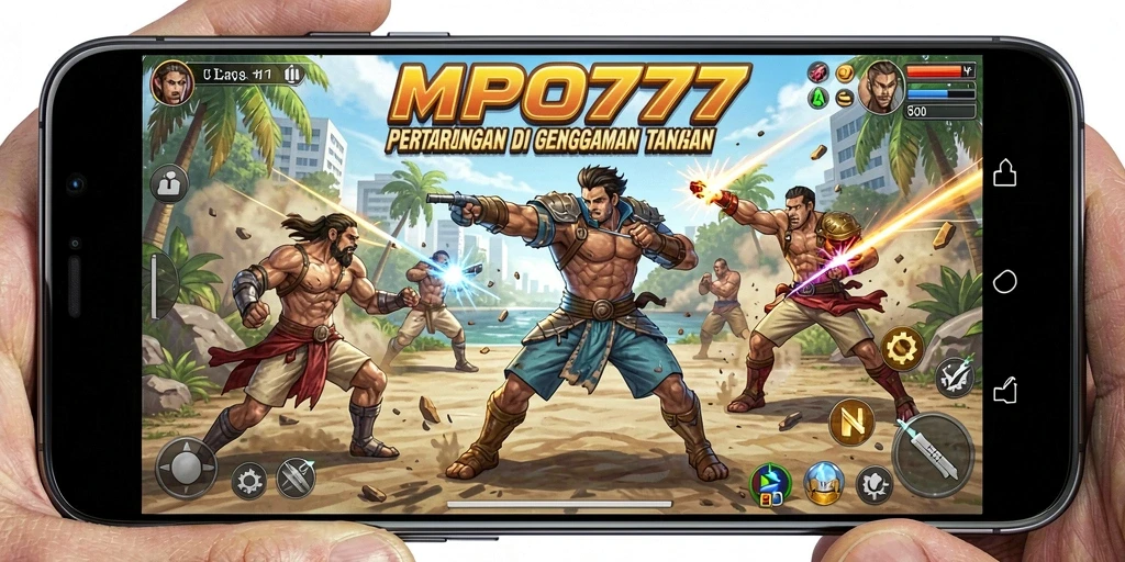 Tampilan aksi seru dalam game Fighting MPO777.