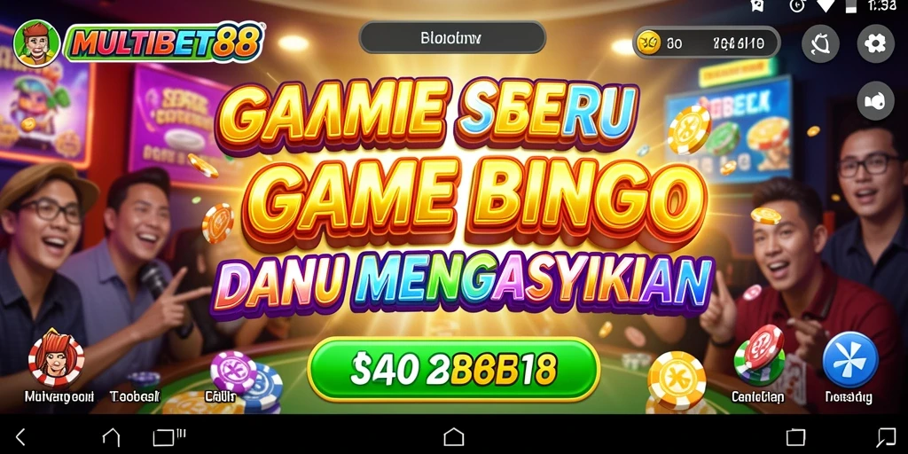 Tampilan gameplay menarik dari MULTIBET88 dalam bermain Bingo.