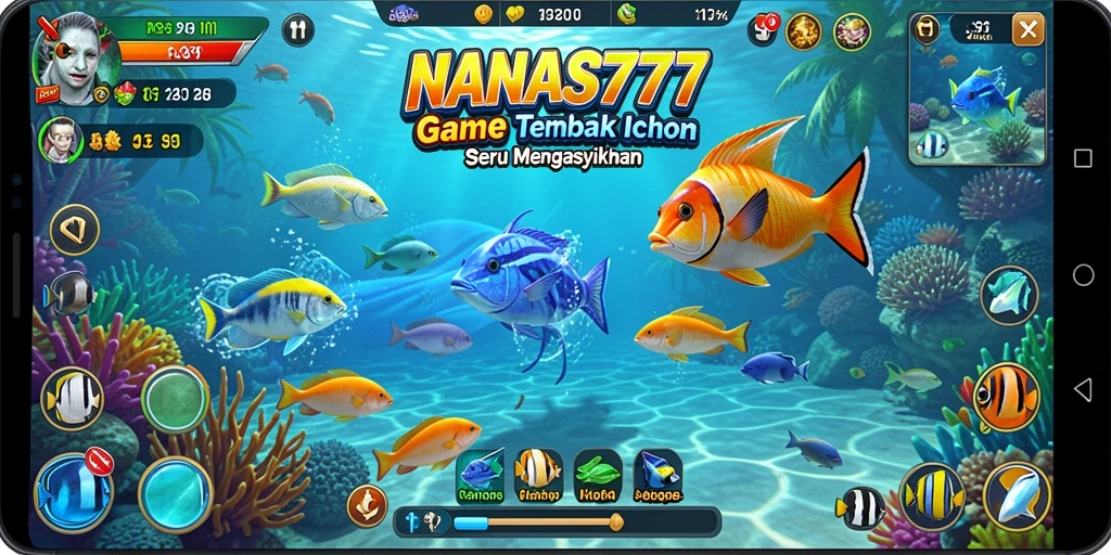 Tampilan gameplay NANAS777 yang menyenangkan dan penuh warna.