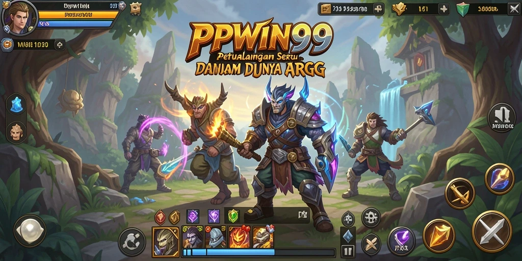 Tangkapan layar utama PPWIN99 menampilkan pertarungan seru dalam dunia ARPG.