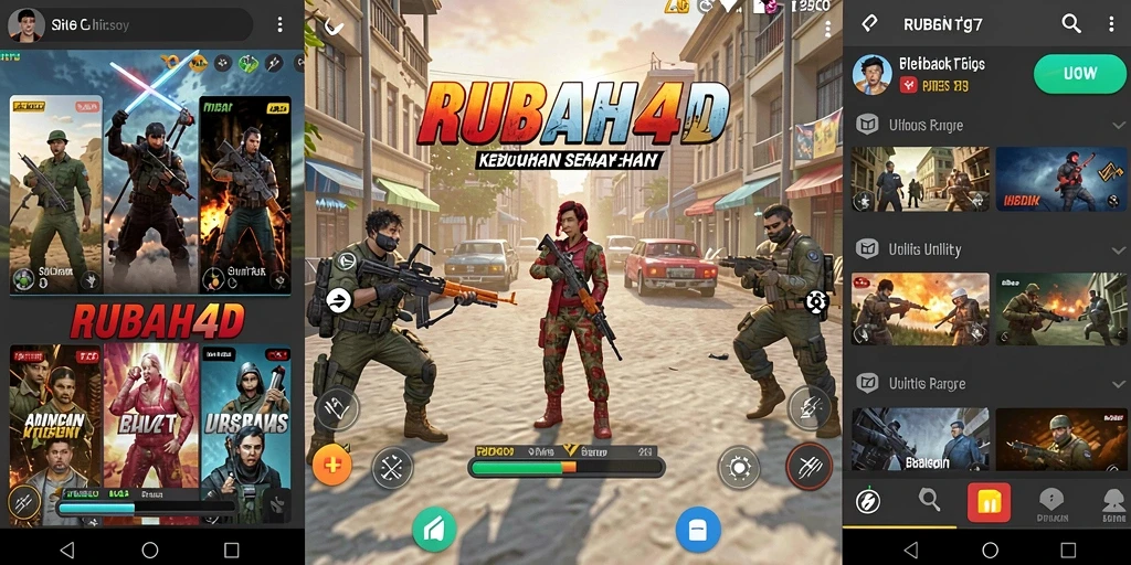 Tampilan utama RUBAH4D dengan berbagai alat Utility.