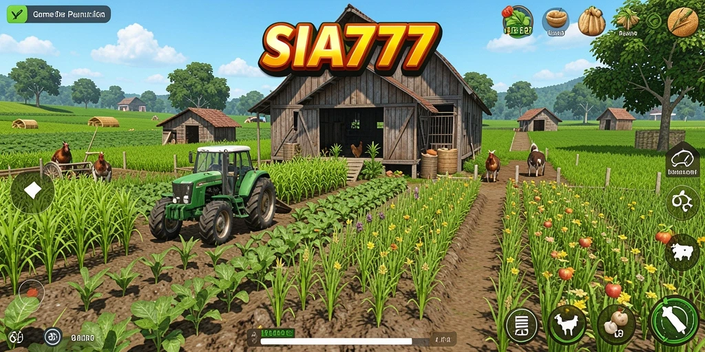 Screenshot gameplay pertanian yang menarik di SIA777.